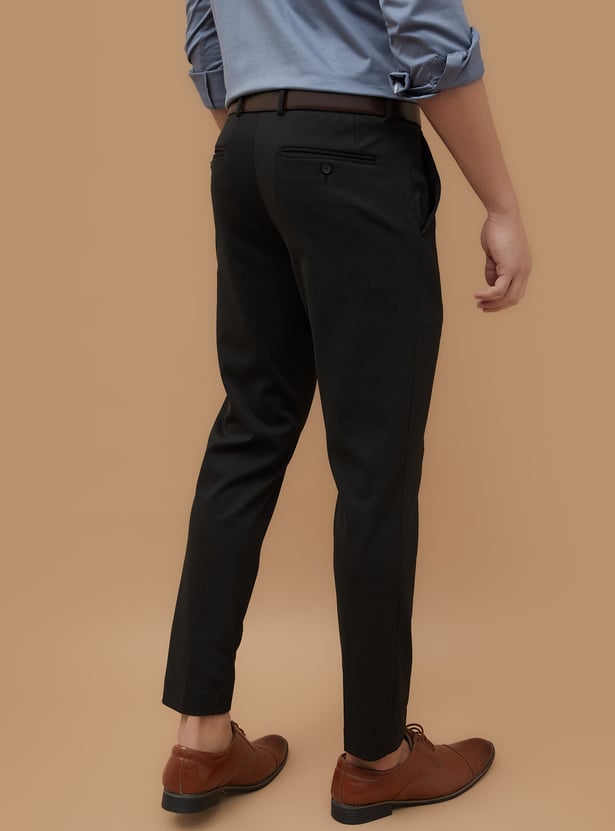 CODE Solid Super Slim Formal Trousers