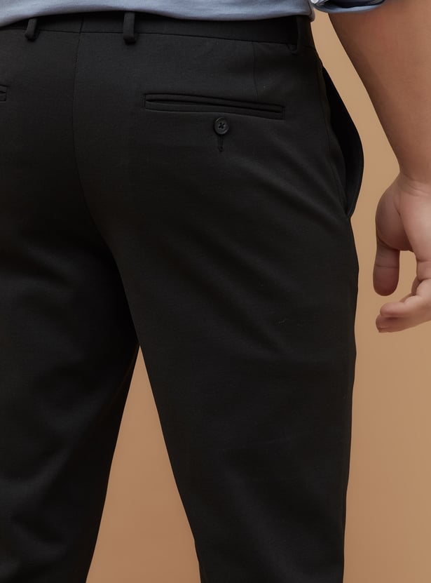 CODE Solid Super Slim Formal Trousers