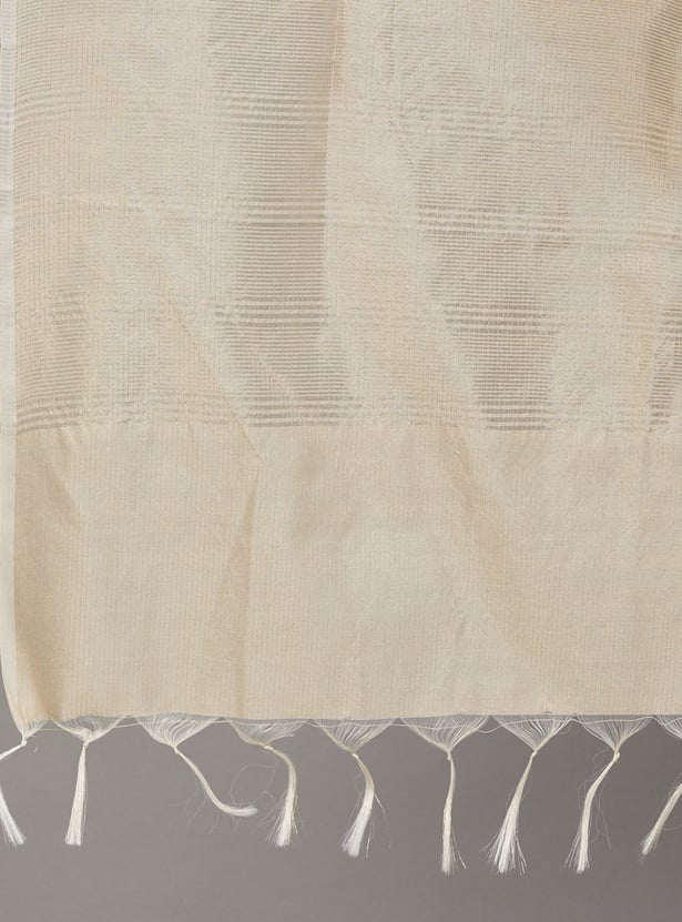 W Woven Dupatta with Tassels