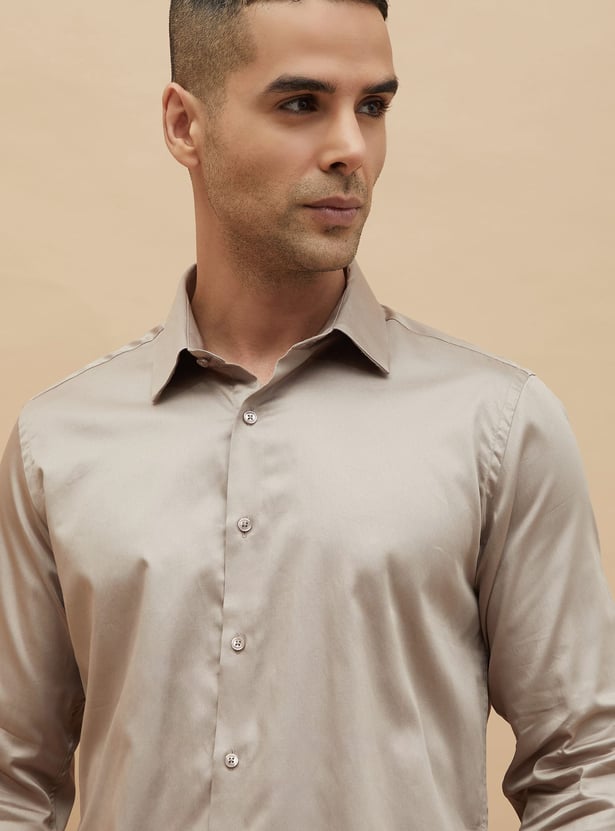 CODE Solid Slim Fit Formal Shirt