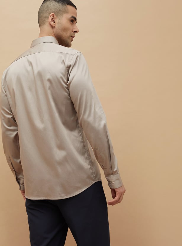 CODE Solid Slim Fit Formal Shirt