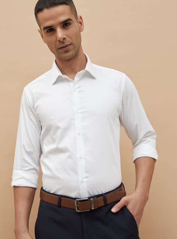 CODE Solid Slim Fit Formal Shirt