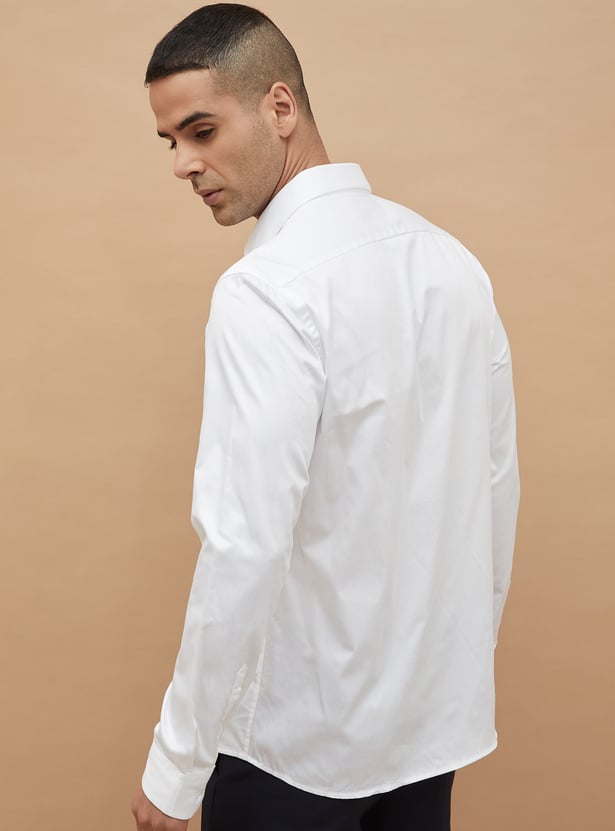 CODE Solid Slim Fit Formal Shirt