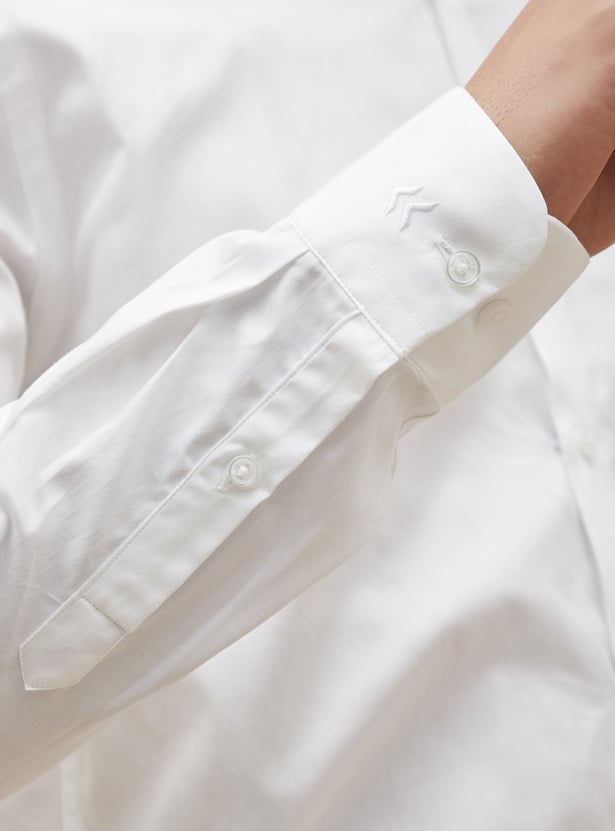 CODE Solid Slim Fit Formal Shirt