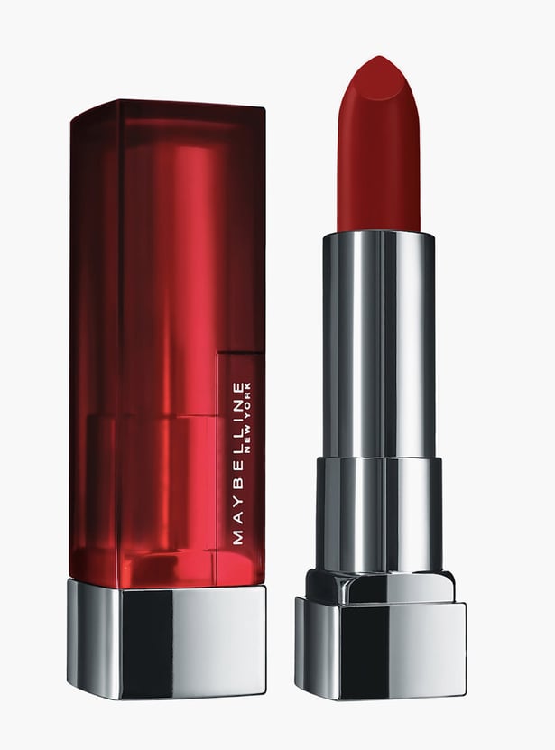 MAYBELLINE NEW YORK Color Sensational Creamy Matte Lipstick - 604 Moody Crimson - 3.9g