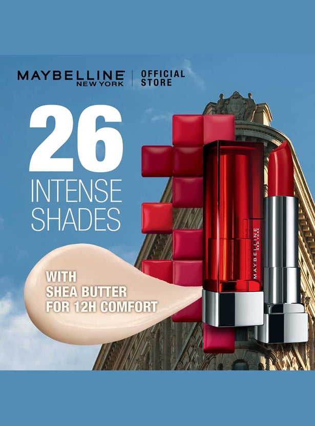 MAYBELLINE NEW YORK Color Sensational Creamy Matte Lipstick - 604 Moody Crimson - 3.9g