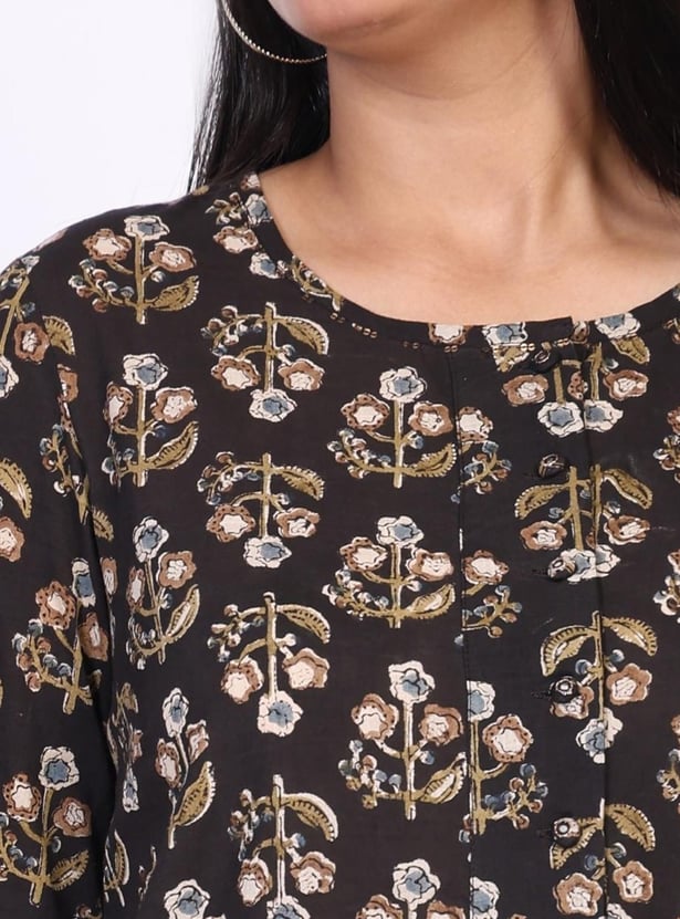 W Printed Straight Kurti