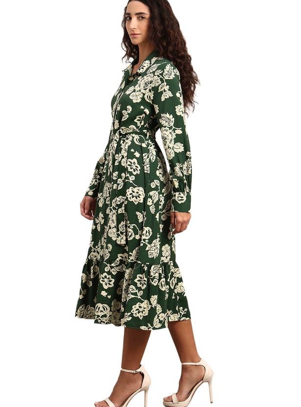 VERO MODA Floral Print Midi Dress