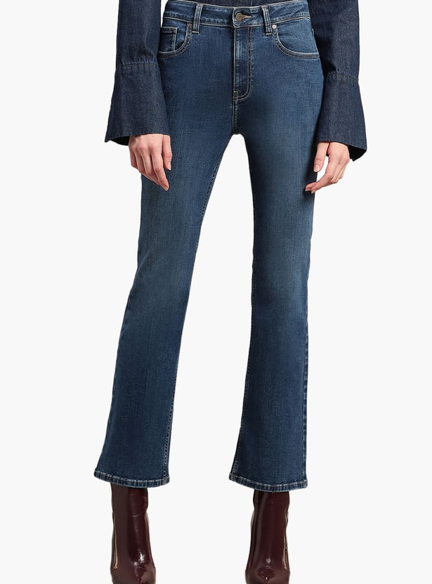 VERO MODA Stonewashed Bootcut Jeans