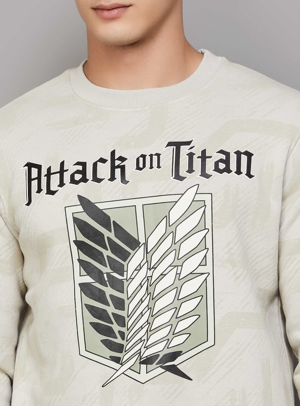 FREE AUTHORITY Attack On Titan Print Sweatshirt