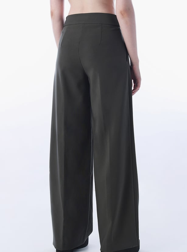 ONLY Pleated Flared Trousers