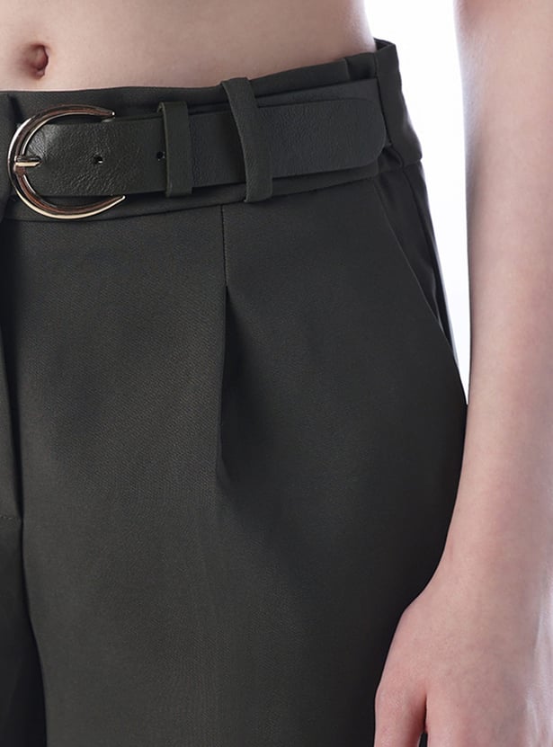 ONLY Pleated Flared Trousers