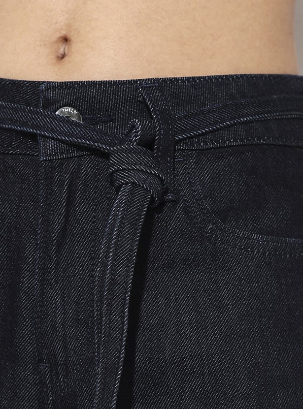 ONLY Darkwashed Denim Shorts