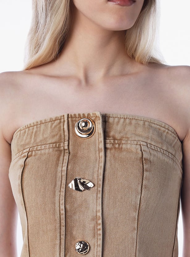 ONLY Solid Off-Shoulder Top