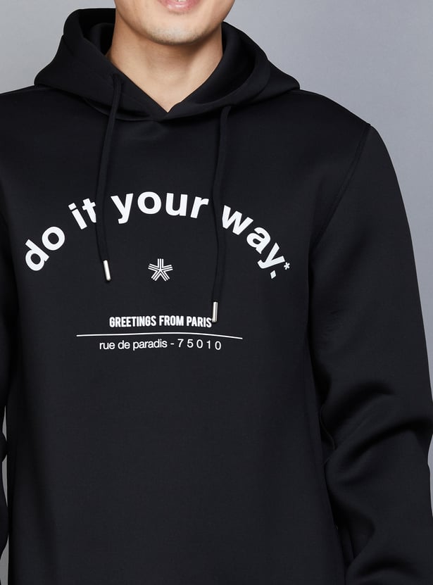 CELIO Printed Hooded Sweatshirt