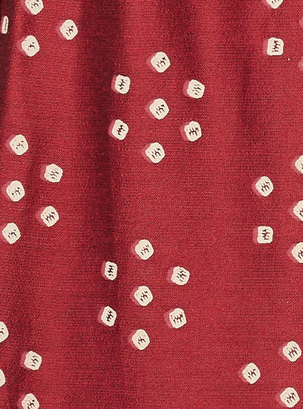 W Embellished Yoke Straight Kurti Set