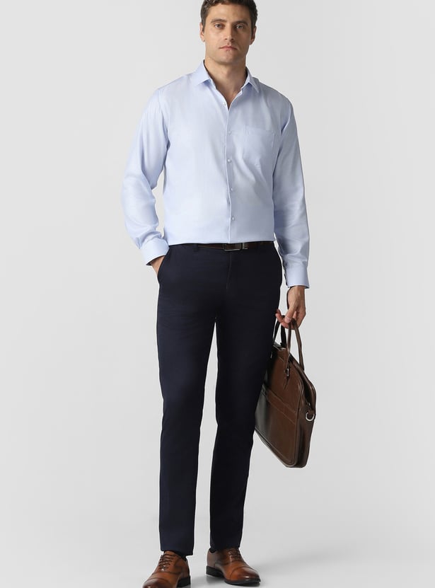 VAN HEUSEN Solid Regular Fit Formal Shirt