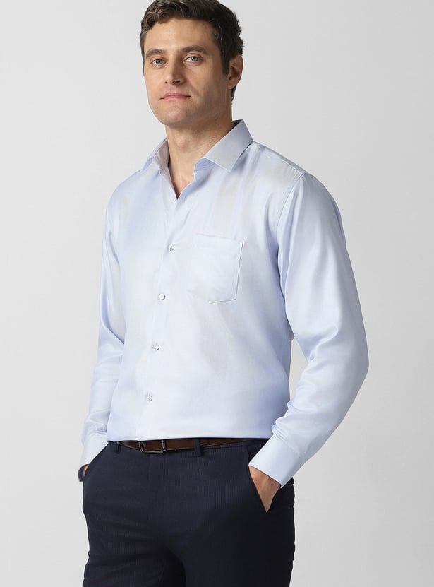 VAN HEUSEN Solid Regular Fit Formal Shirt
