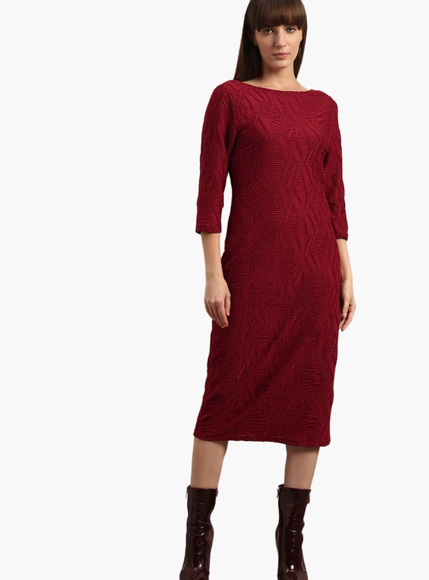 VERO MODA Self Design Shift Dress