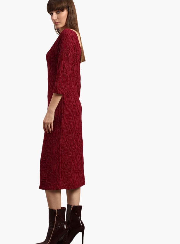 VERO MODA Self Design Shift Dress