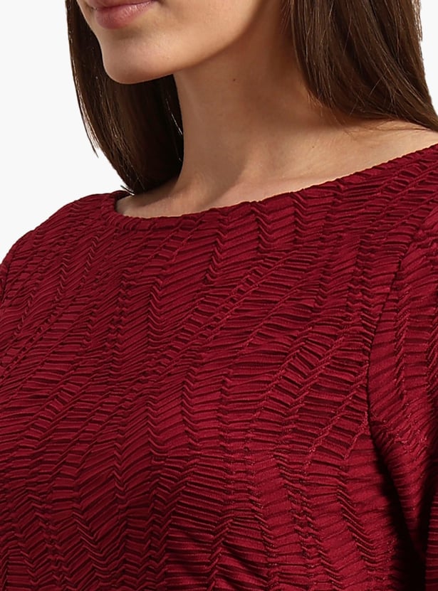 VERO MODA Self Design Shift Dress