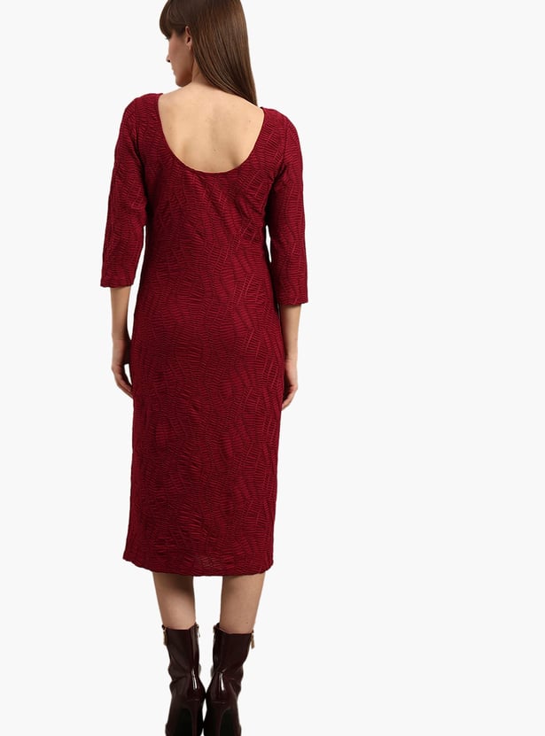 VERO MODA Self Design Shift Dress