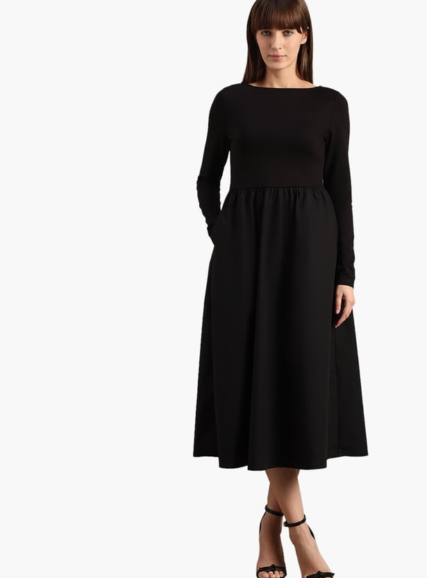 VERO MODA Solid A-line Dress