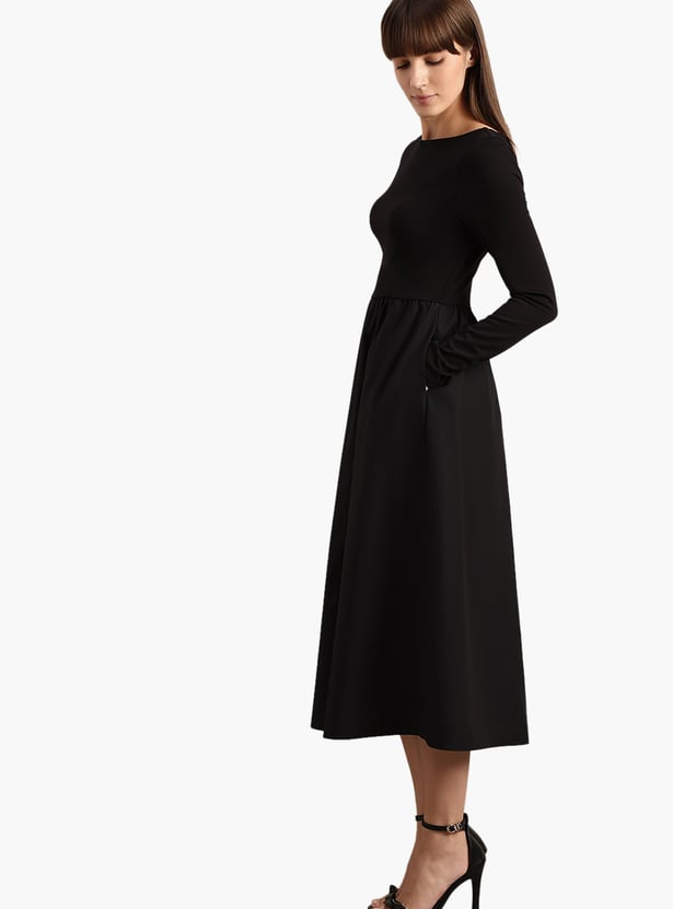 VERO MODA Solid A-line Dress