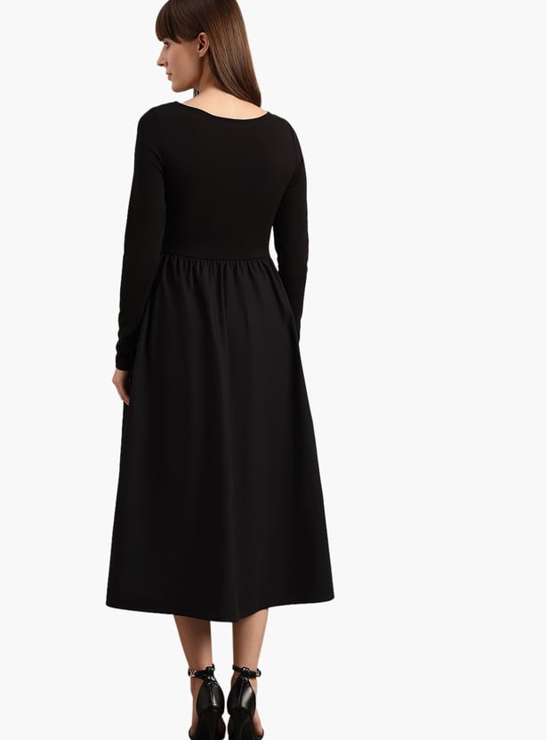 VERO MODA Solid A-line Dress