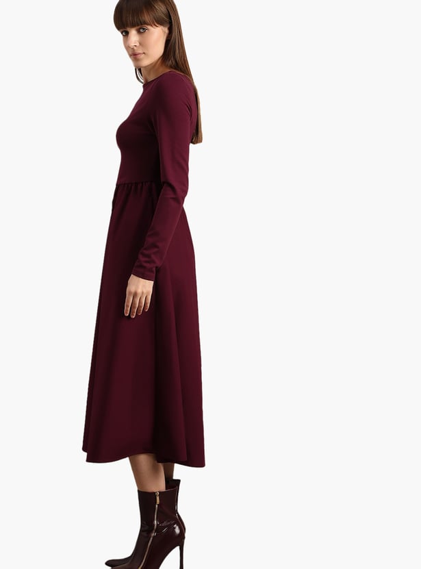 VERO MODA Solid A-line Dress
