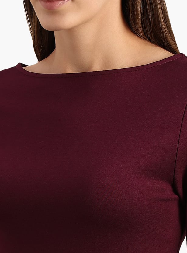 VERO MODA Solid A-line Dress