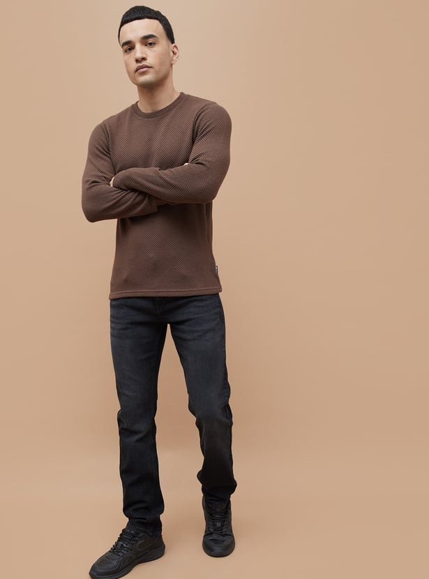DENIMIZE Washed Slim Straight Jeans