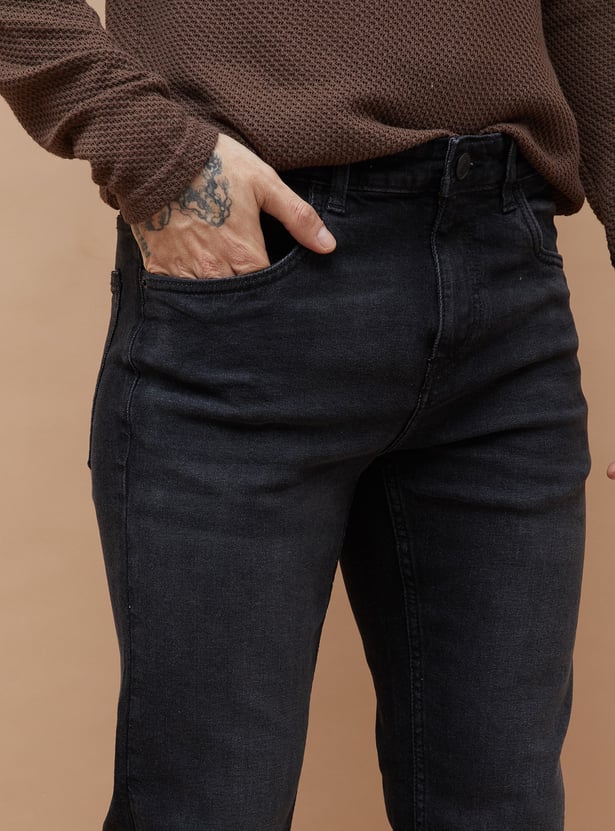 DENIMIZE Washed Slim Straight Jeans