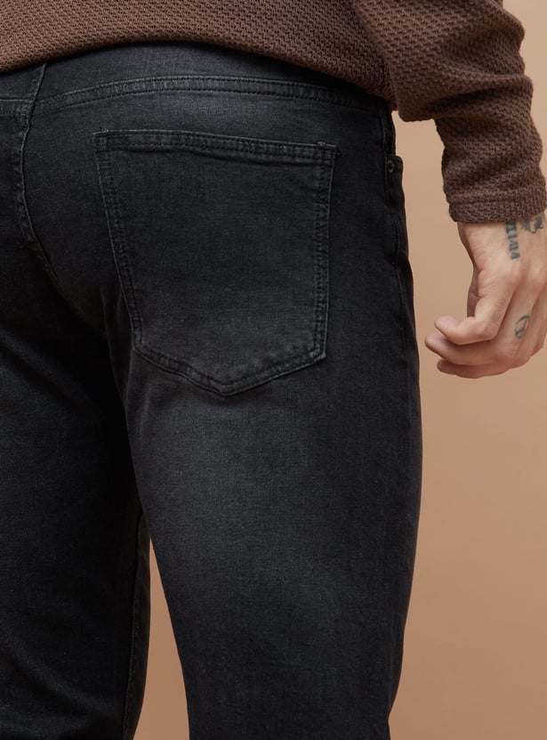 DENIMIZE Washed Slim Straight Jeans