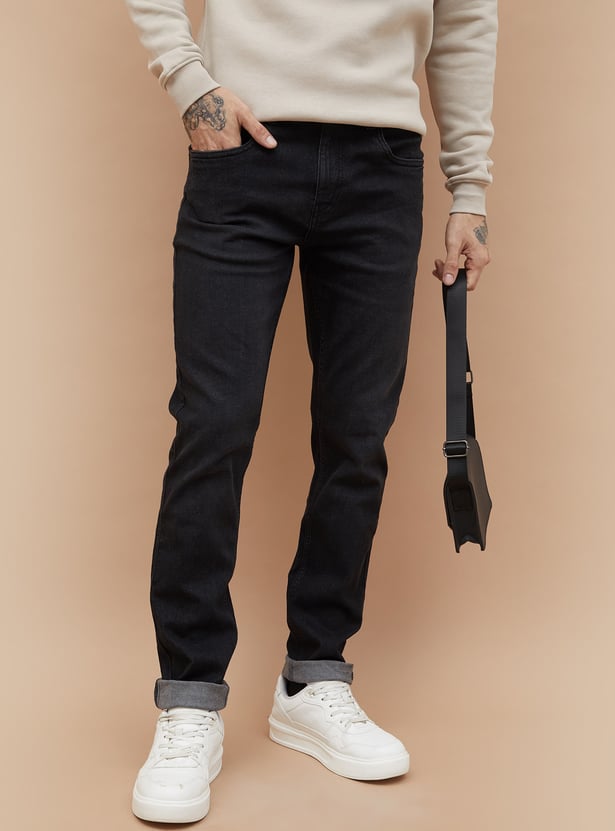 DENIMIZE Darkwashed Slim Tapered Jeans