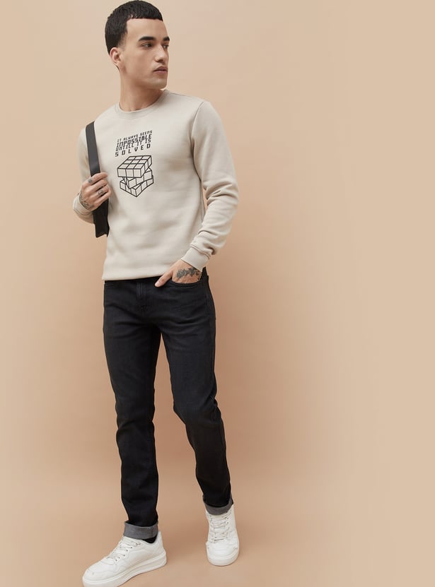 DENIMIZE Darkwashed Slim Tapered Jeans