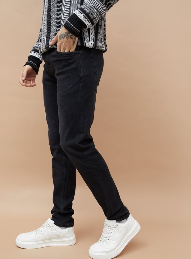 DENIMIZE Darkwashed Slim Tapered Jeans