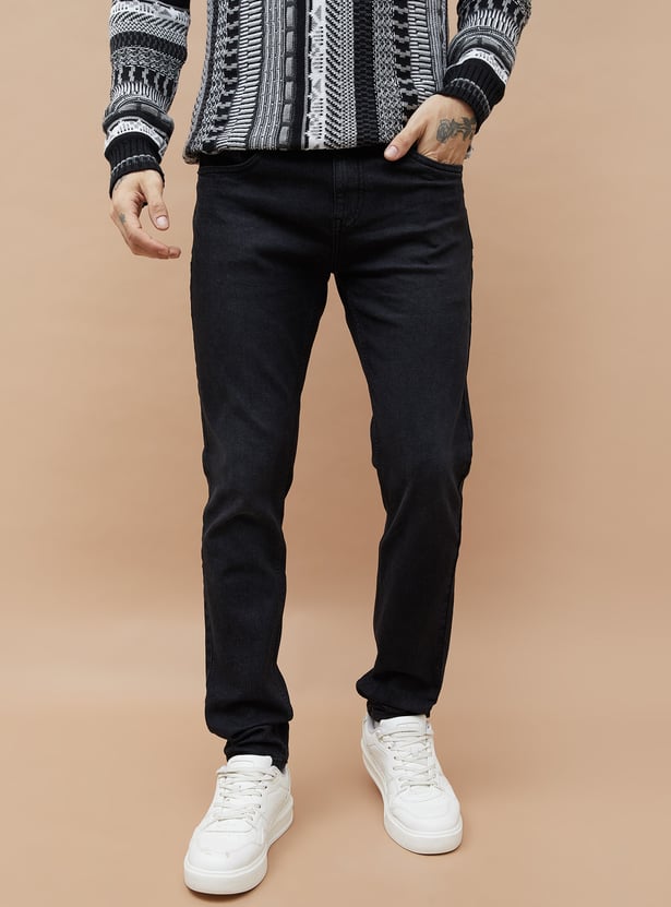 DENIMIZE Darkwashed Slim Tapered Jeans