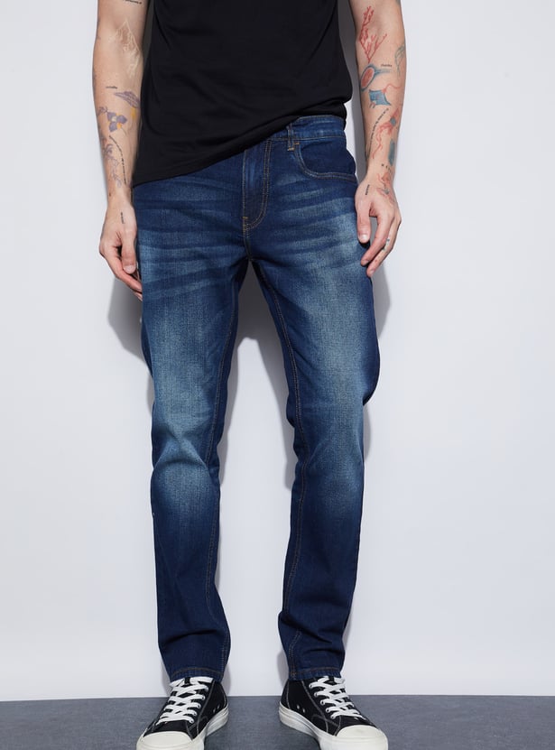FORCA Whiskered Loose Fit Jeans