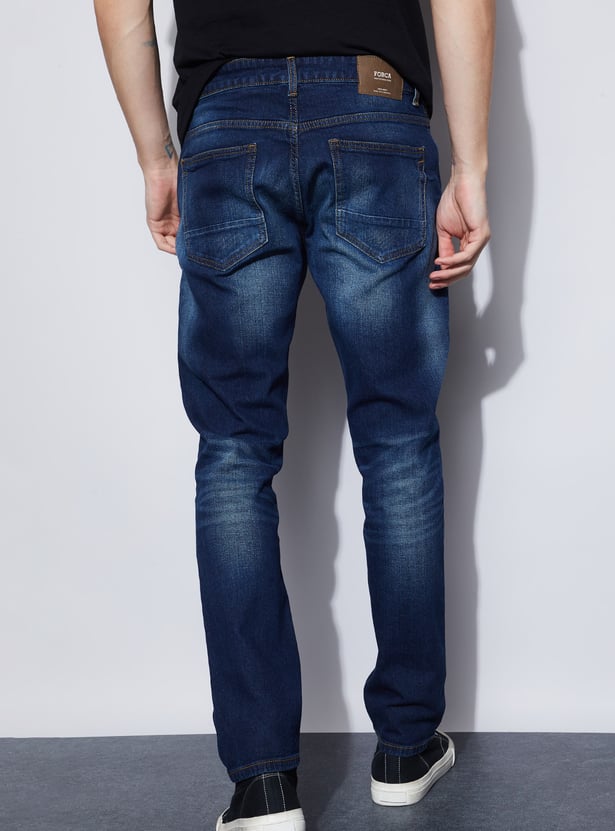 FORCA Whiskered Loose Fit Jeans