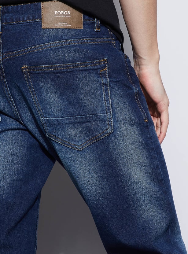 FORCA Whiskered Loose Fit Jeans