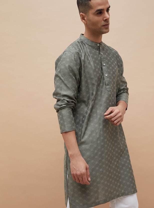 MELANGE Ethnic Motif Straight Kurta