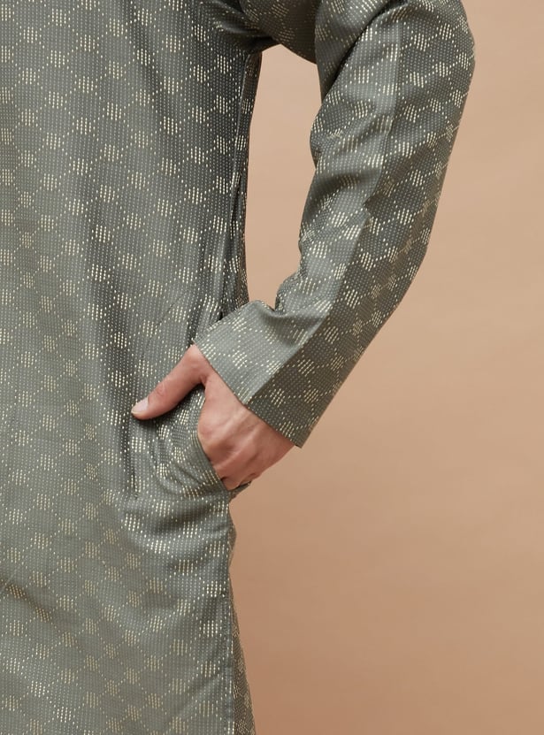 MELANGE Ethnic Motif Straight Kurta