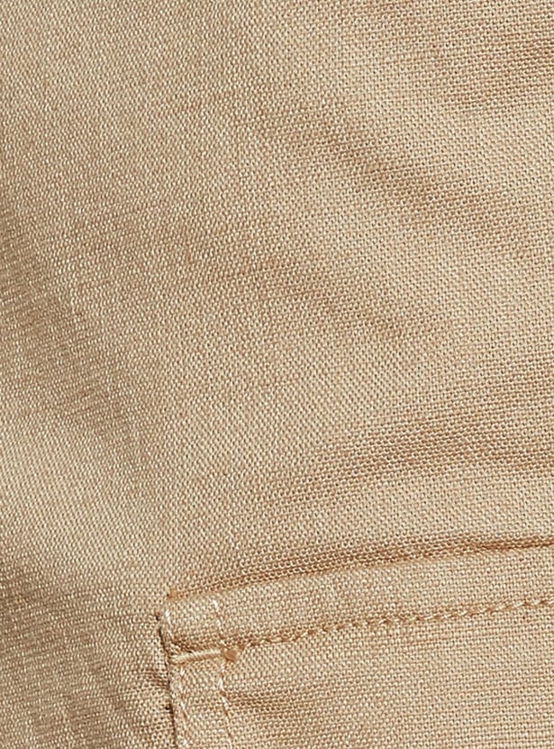 FAME FOREVER Solid Cargo Shorts
