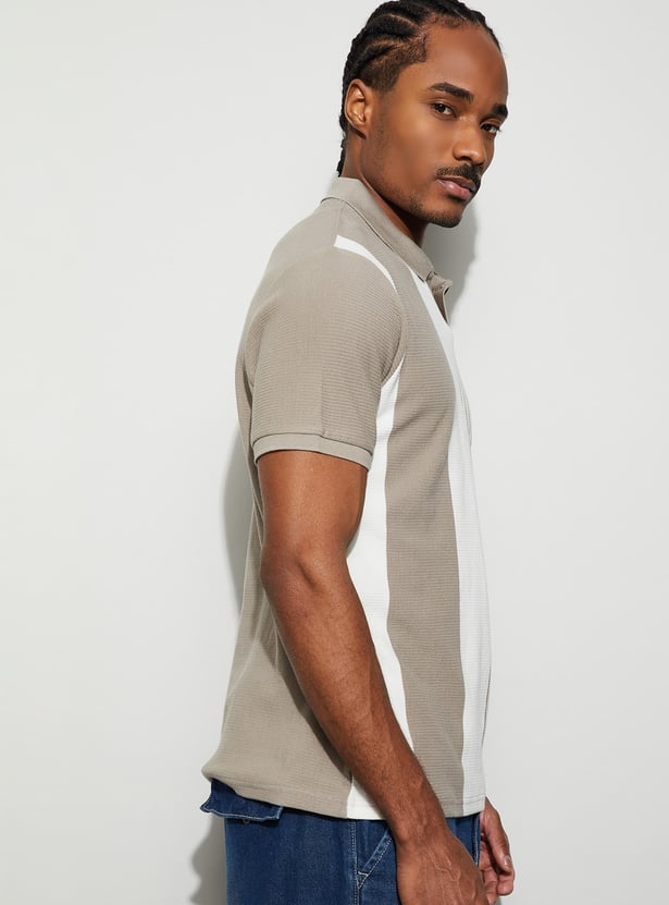 BOSSINI Striped Polo T-shirt