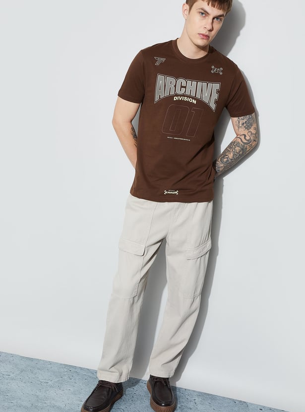FAME FOREVER Typographic Print T-shirt