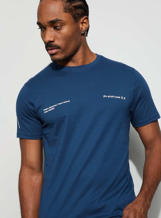 BOSSINI Printed Regular T-shirt