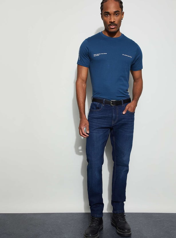 BOSSINI Printed Regular T-shirt
