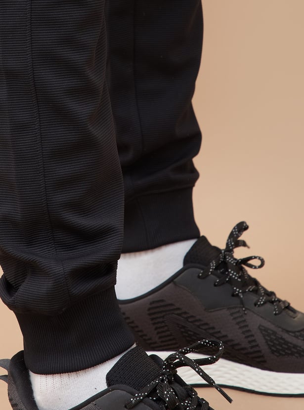 FAME FOREVER ACTIVE Textured Slim Fit Joggers