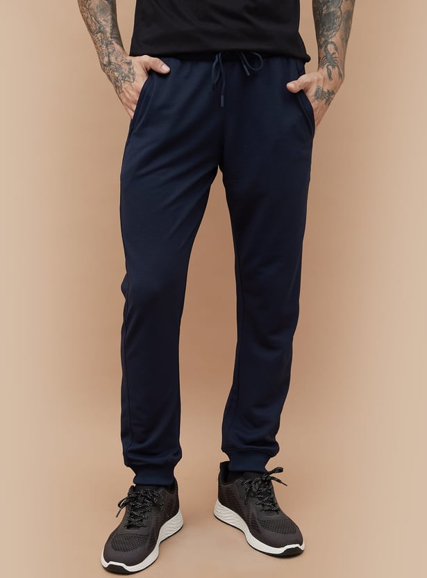 FAME FOREVER ACTIVE Textured Slim Fit Joggers
